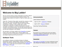 Tablet Screenshot of bigladdersoftware.com